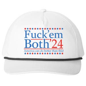 Fuck Em Both 24 America Can Do Better Than This! Snapback Five-Panel Rope Hat