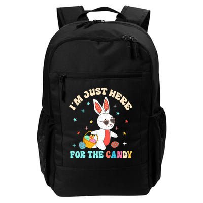 Funny Easter Bunny I'm Just Here For Easter Candy Backpack