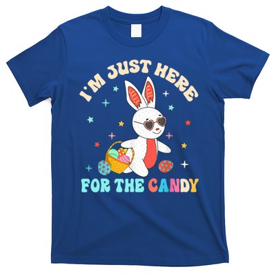 Funny Easter Bunny I'm Just Here For Easter Candy T-Shirt