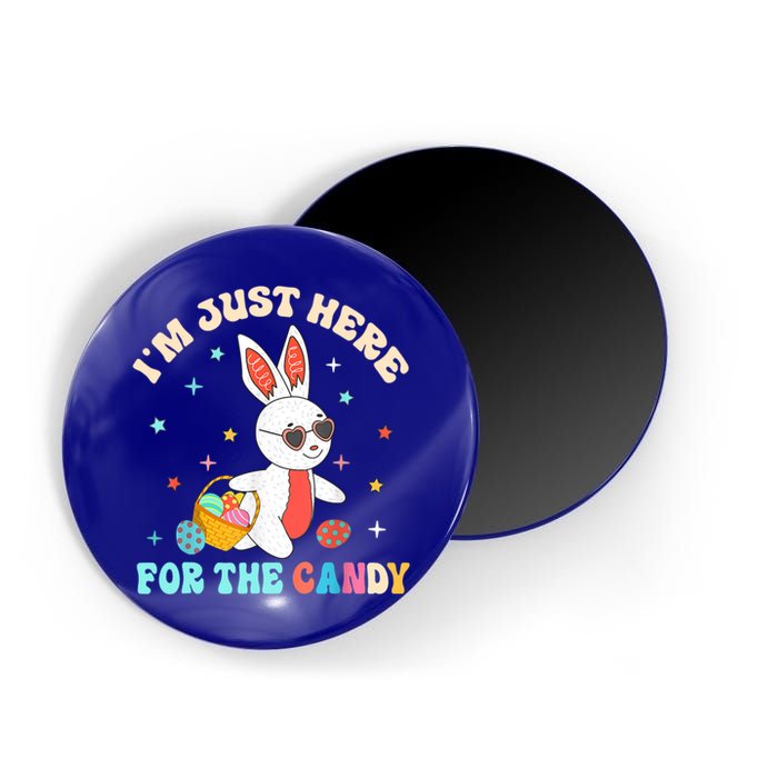 Funny Easter Bunny I'm Just Here For Easter Candy Magnet