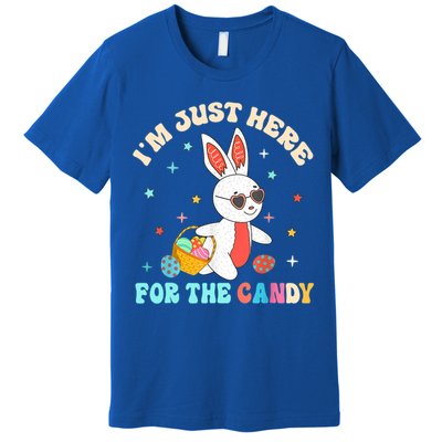 Funny Easter Bunny I'm Just Here For Easter Candy Premium T-Shirt