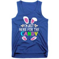 Funny Easter Bunny I'm Just Here For Easter Candy Tank Top