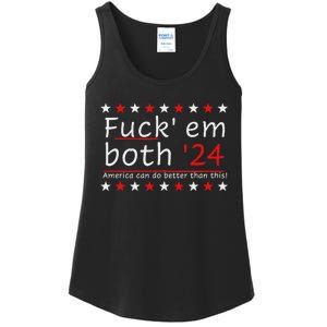 Fuck Em Both 24 America Improvement Ladies Essential Tank