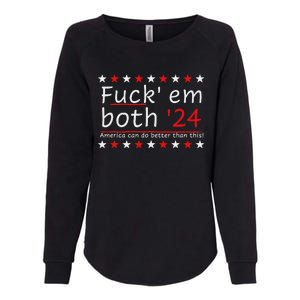 Fuck Em Both 24 America Improvement Womens California Wash Sweatshirt