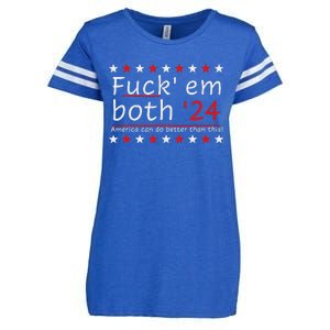 Fuck Em Both 24 America Improvement Enza Ladies Jersey Football T-Shirt