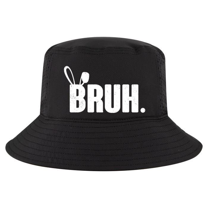 Funny Easter Bruh Bunny Rabbit Ears Cool Comfort Performance Bucket Hat