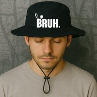 Funny Easter Bruh Bunny Rabbit Ears Bucket Hat