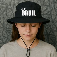 Funny Easter Bruh Bunny Rabbit Ears Bucket Hat
