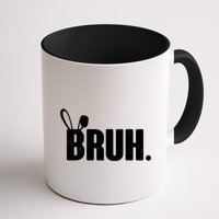 Funny Easter Bruh Bunny Rabbit Ears Mug
