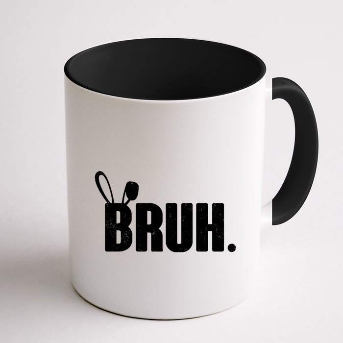 Funny Easter Bruh Bunny Rabbit Ears Mug