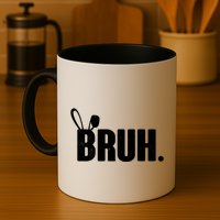 Funny Easter Bruh Bunny Rabbit Ears Mug