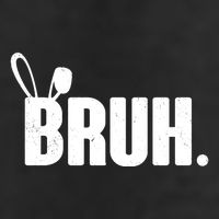 Funny Easter Bruh Bunny Rabbit Ears Beanie