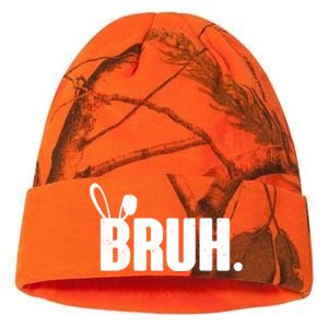 Funny Easter Bruh Bunny Rabbit Ears Kati Licensed 12" Camo Beanie