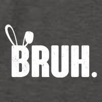 Funny Easter Bruh Bunny Rabbit Ears Vector Backpack