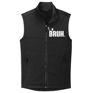 Funny Easter Bruh Bunny Rabbit Ears Collective Smooth Fleece Vest