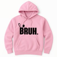 Funny Easter Bruh Bunny Rabbit Ears Hoodie