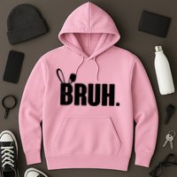 Funny Easter Bruh Bunny Rabbit Ears Hoodie