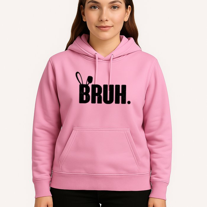 Funny Easter Bruh Bunny Rabbit Ears Hoodie