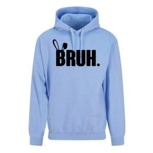 Funny Easter Bruh Bunny Rabbit Ears Unisex Surf Hoodie