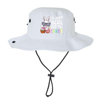 Funny Easter Bunny I'm Just Here For Easter Candy Legacy Cool Fit Booney Bucket Hat