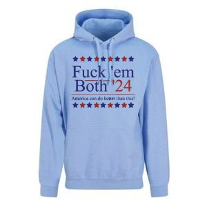 Fuck Em Both 2024 Election Voting Unisex Surf Hoodie