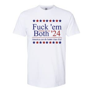 Fuck Em Both 2024 Election Voting Softstyle CVC T-Shirt