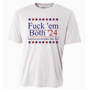 Fuck Em Both 2024 Election Voting Cooling Performance Crew T-Shirt