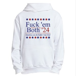 Fuck Em Both 2024 Election Voting Urban Pullover Hoodie