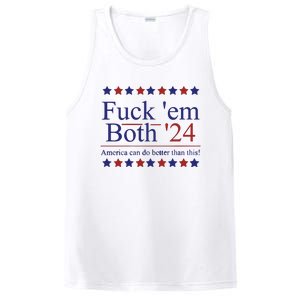 Fuck Em Both 2024 Election Voting PosiCharge Competitor Tank