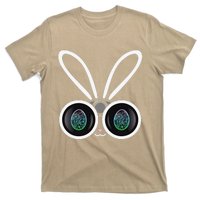 Funny Easter Bunny Egg Hunter With Binoculars Gifts T-Shirt