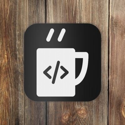 Front End & Back End Co Javascript Code Coffee Developer Programmer Coaster