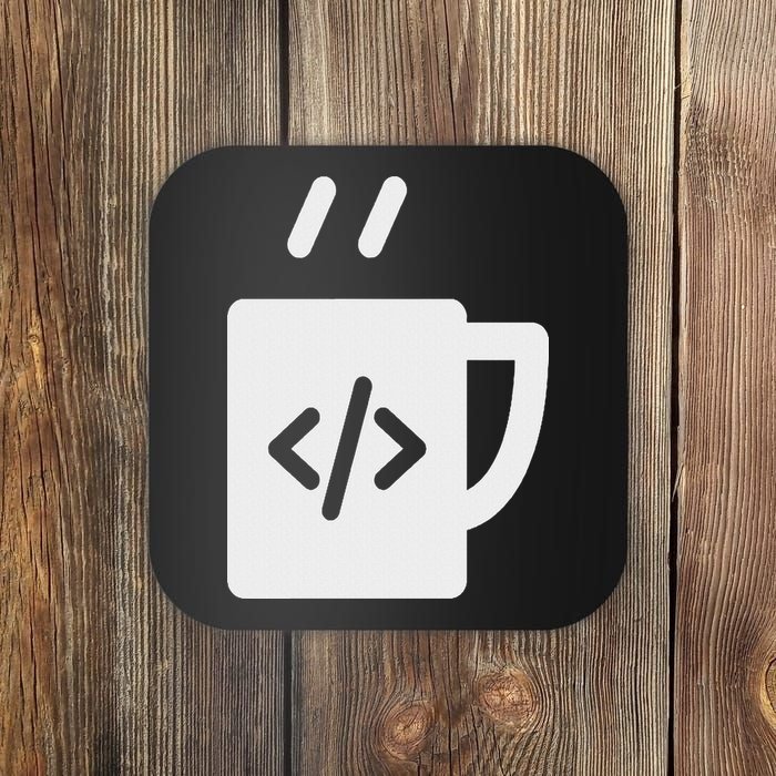 Front End & Back End Co Javascript Code Coffee Developer Programmer Coaster