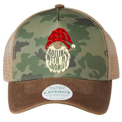 Funny Elf Beard Christmas Gnomies Matching Family Pajamas Legacy Tie Dye Trucker Hat