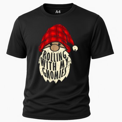 Funny Elf Beard Christmas Gnomies Matching Family Pajamas Performance Shirt