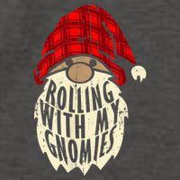 Funny Elf Beard Christmas Gnomies Matching Family Pajamas Vector Backpack