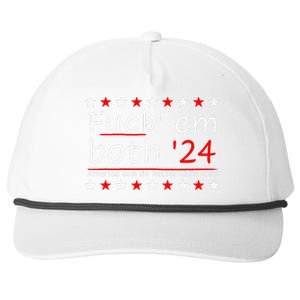 Fuck Em Both 24 America Can Do Better Than This Snapback Five-Panel Rope Hat