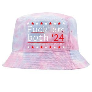 Fuck Em Both 24 America Can Do Better Than This Tie-Dyed Bucket Hat