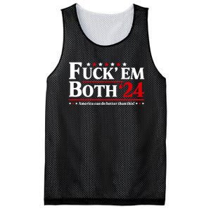 Fuck Em Both 24 America Can Do Better Than This Political Mesh Reversible Basketball Jersey Tank