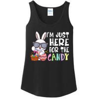 Funny Easter Bunny I'm Just Here For Easter Candy Ladies Essential Tank