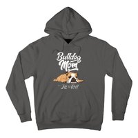 Funny English Bulldog Apparel Bulldog Mom Life Is Ruff Hoodie