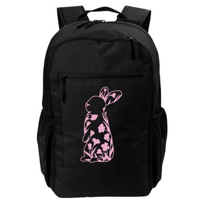 Floral Easter Bunny Daily Commute Backpack