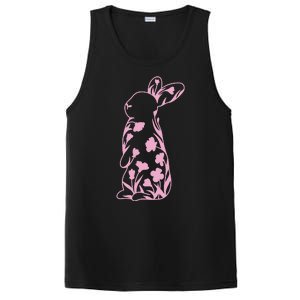 Floral Easter Bunny PosiCharge Competitor Tank