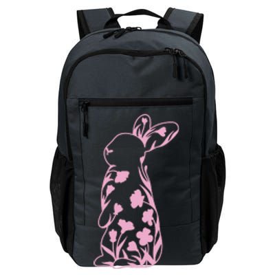 Floral Easter Bunny Daily Commute Backpack