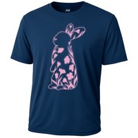 Floral Easter Bunny Cooling Performance Crew T-Shirt