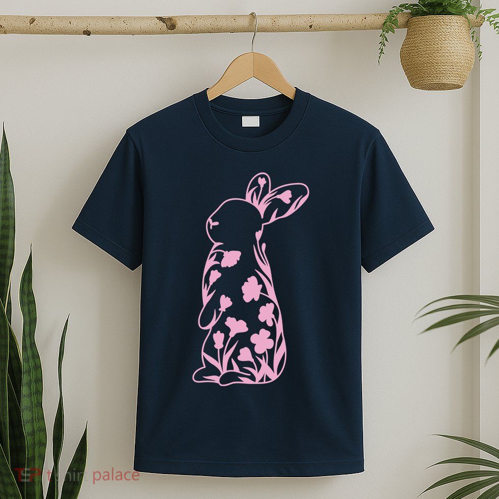 Floral Easter Bunny T-Shirt