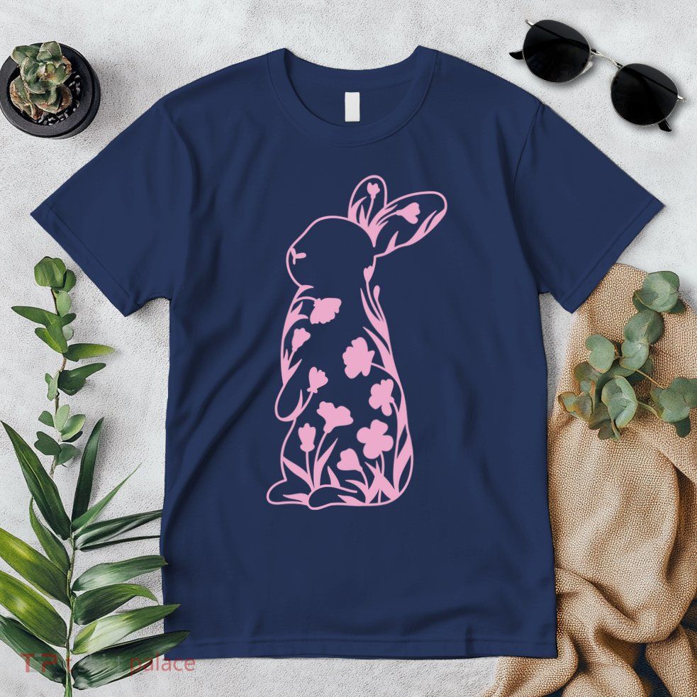 Floral Easter Bunny Premium T-Shirt