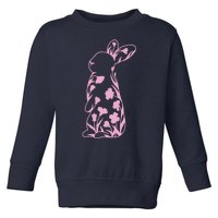 Floral Easter Bunny Toddler Sweatshirt