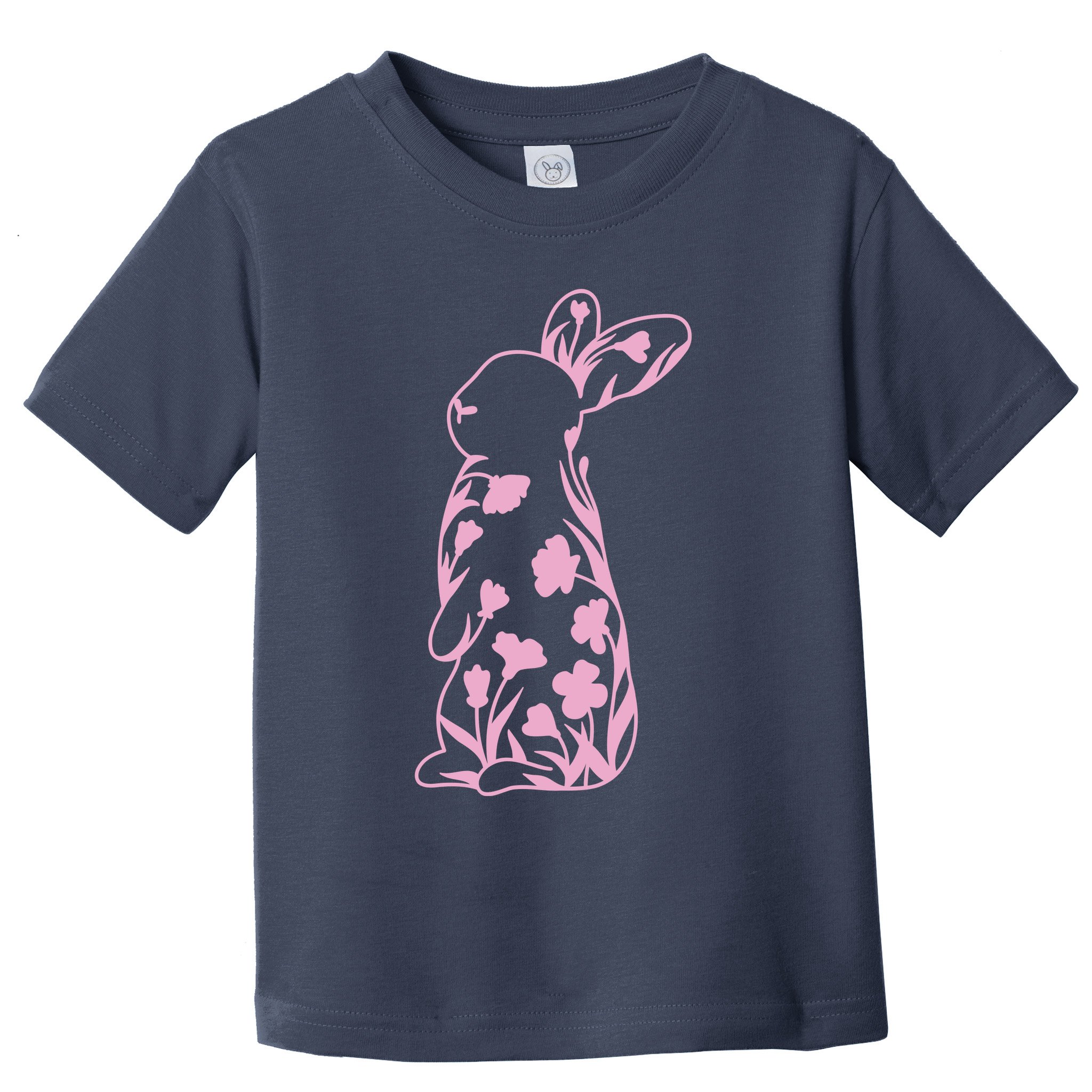 Floral Easter Bunny Toddler T-Shirt