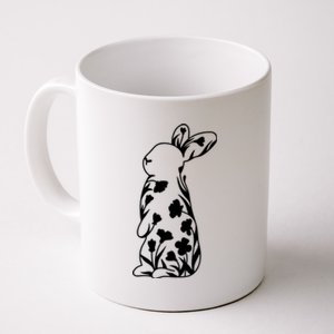 Floral Easter Bunny Coffee Mug