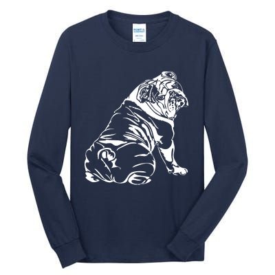 Funny English Bulldog Dog Hund Tee Gift Tall Long Sleeve T-Shirt